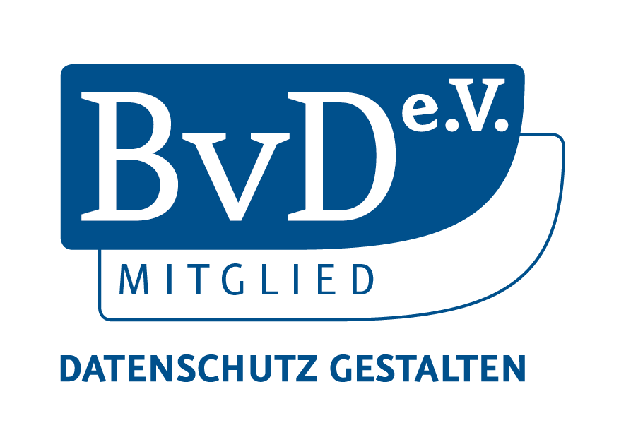 BvD-Mitgliedslogo – Berufsverband der Datenschutzbeauftragten