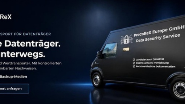Sicherheitslogistik und Transport von IT-Hardware